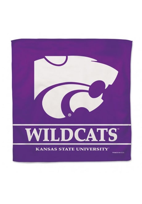 K-State Wildcats  Littlest Fan Burp Cloth Baby Bib