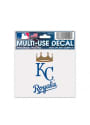 Kansas City Royals 3x4 inch Multi Use Auto Decal - Blue