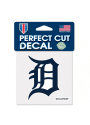 Detroit Tigers 4X4 Auto Decal - Navy Blue