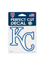 Kansas City Royals 4X4 Auto Decal - Blue