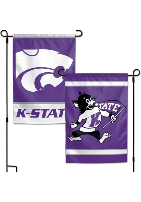 Purple K-State Wildcats 12x18 inch Garden Flag