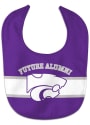 K-State Wildcats Baby Future Alumni Bib - Purple