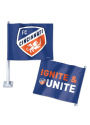 FC Cincinnati Logo Car Flag - Orange