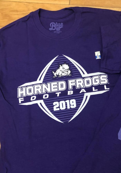 Horned Frogs Football Schedule Short Sleeve T Shirt