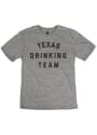Texas Grey Drinking Team Short Sleeve T Shirt
