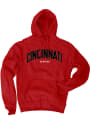 Cincinnati Red Ohio Long Sleeve Fleece Hood Sweatshirt