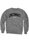 Main image for Cincinnati Mens Grey Wordmark Long Sleeve Crew Sweatshirt