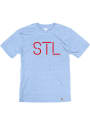St. Louis Light Blue Disconnected Short Sleeve T Shirt