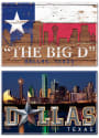 Dallas Ft Worth 2X3 2PK Magnet