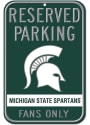 Michigan State Spartans 11X17 Plastic Sign