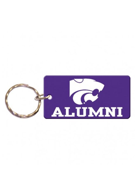 Purple K-State Wildcats Alumni Keychain