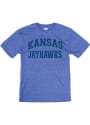Kansas Jayhawks Arch Team Name Fashion T Shirt - Blue