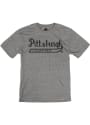 Pittsburgh Crawfords Rally Tailsweep Fashion T Shirt - Grey