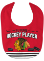 Chicago Blackhawks Baby Future Hockey Player Bib - Red