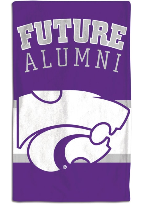 K-State Wildcats  Future Alumni Cloth Baby Bib - Purple