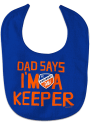 FC Cincinnati Baby Dad Says Im a Keeper Bib - Blue