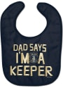 Philadelphia Union Baby Dad Says Im a Keeper Bib - Blue