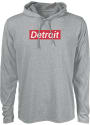 Detroit Grey Workhorse Long Sleeve Light Weight Hood