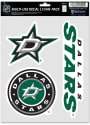 Dallas Stars Triple Pack Auto Decal - Green