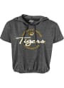 Missouri Tigers Womens Clear Coat Hood T-Shirt - Black