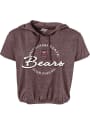 Missouri State Bears Womens Clear Coat Hood T-Shirt - Maroon