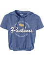 Pitt Panthers Womens Clear Coat Hood T-Shirt - Blue