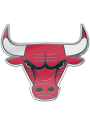 Chicago Bulls Auto Badge Car Emblem - Red