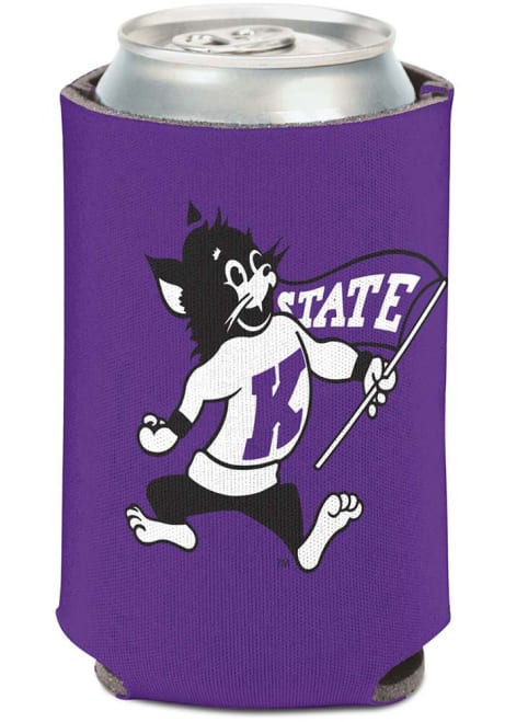 Purple K-State Wildcats 12oz Willie Vault Can Coolie
