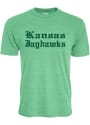 Kansas Jayhawks Celtic Tonal T Shirt - Green