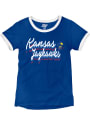Kansas Jayhawks Womens Katie T-Shirt - Blue