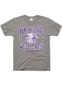 K-State Wildcats Charlie Hustle Vintage Fashion T Shirt - Grey