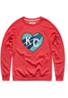 Main image for Charlie Hustle KC Current Mens Red Heartland Long Sleeve Fashion Sweatshirt