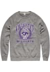 Main image for Charlie Hustle K-State Wildcats Mens Grey Mascot Seal Long Sleeve Fashion Sweatshirt