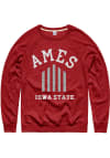 Main image for Charlie Hustle Iowa State Cyclones Mens Crimson Jack Trice Long Sleeve Fashion Sweatshirt