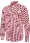 Main image for Mens Indiana Hoosiers Crimson Antigua Ellis Long Sleeve Dress Shirt
