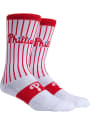Philadelphia Phillies Mens White Uniform Crew Socks