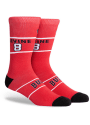 Chicago Bulls Hi Wire Crew Socks - Red