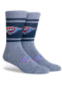 Oklahoma City Thunder Varsity Crew Socks - Navy Blue