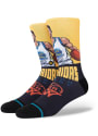 Golden State Warriors Stance Graded Steph Crew Socks - Blue
