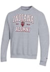 Main image for Mens Indiana Hoosiers Grey Champion Est Alumni Powerblend Crew Sweatshirt