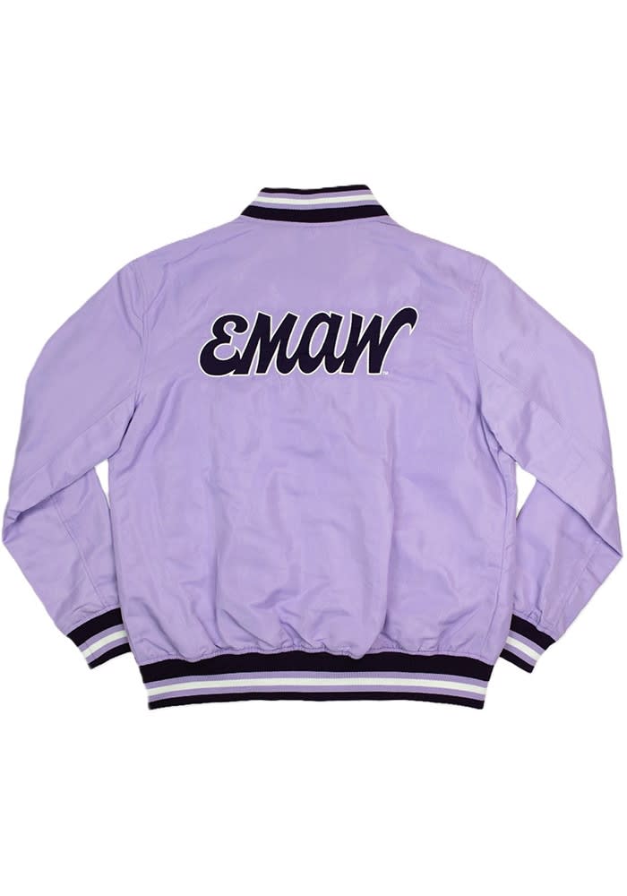 Homefield Mens LAVENDER K-State Wildcats Bomber - 57479626