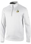Main image for Mens Oregon Ducks White Columbia Heat Seal Omni Wick Wickhams Hills Qtr Zip Pullover