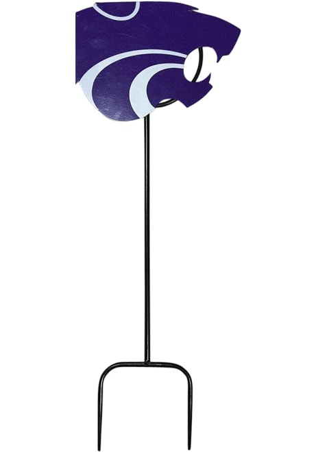 Purple K-State Wildcats Logo Yard Sign