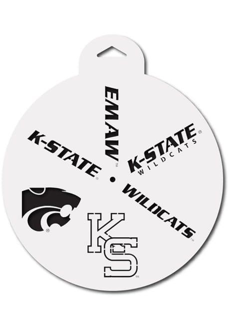 White K-State Wildcats Medium Wheel Other Tailgate