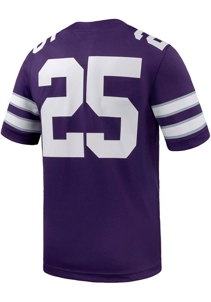 Nike Mens PURPLE K-State Wildcats Football Replica Game Jersey