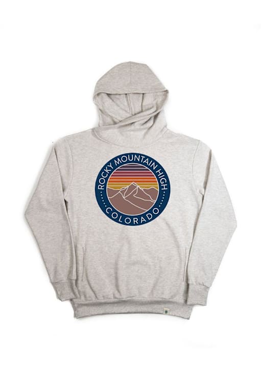 Colorado Mens OATMEAL Rocky Mountain High Hoodie 5810034