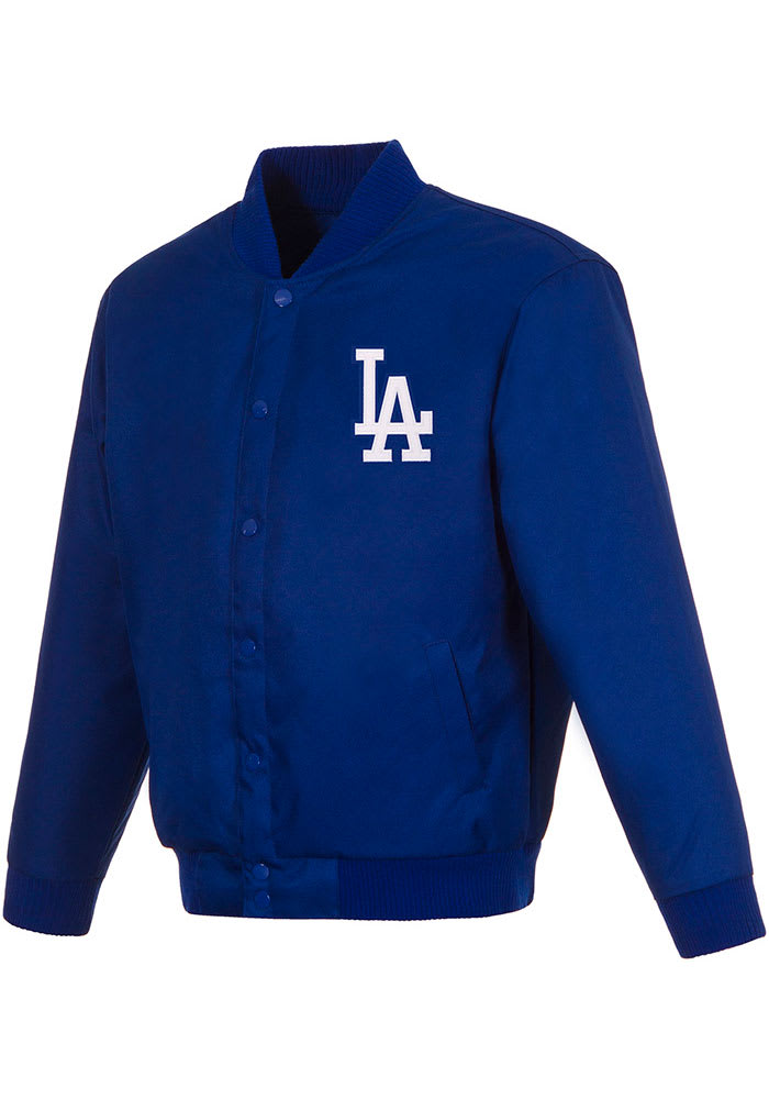 Los Angeles Dodgers Mens Poly Twill BLUE Medium Weight Jacket