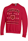 Main image for Mens Maryland Terrapins Red Champion Hannukkah Crew Sweatshirt