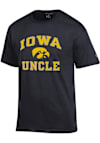 Main image for Iowa Hawkeyes Black Champion Number One Uncle Short Sleeve T Shirt