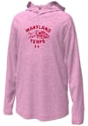 Main image for Girls Maryland Terrapins Pink Under Armour Team Logo Long Sleeve Hooded Sweatshirt